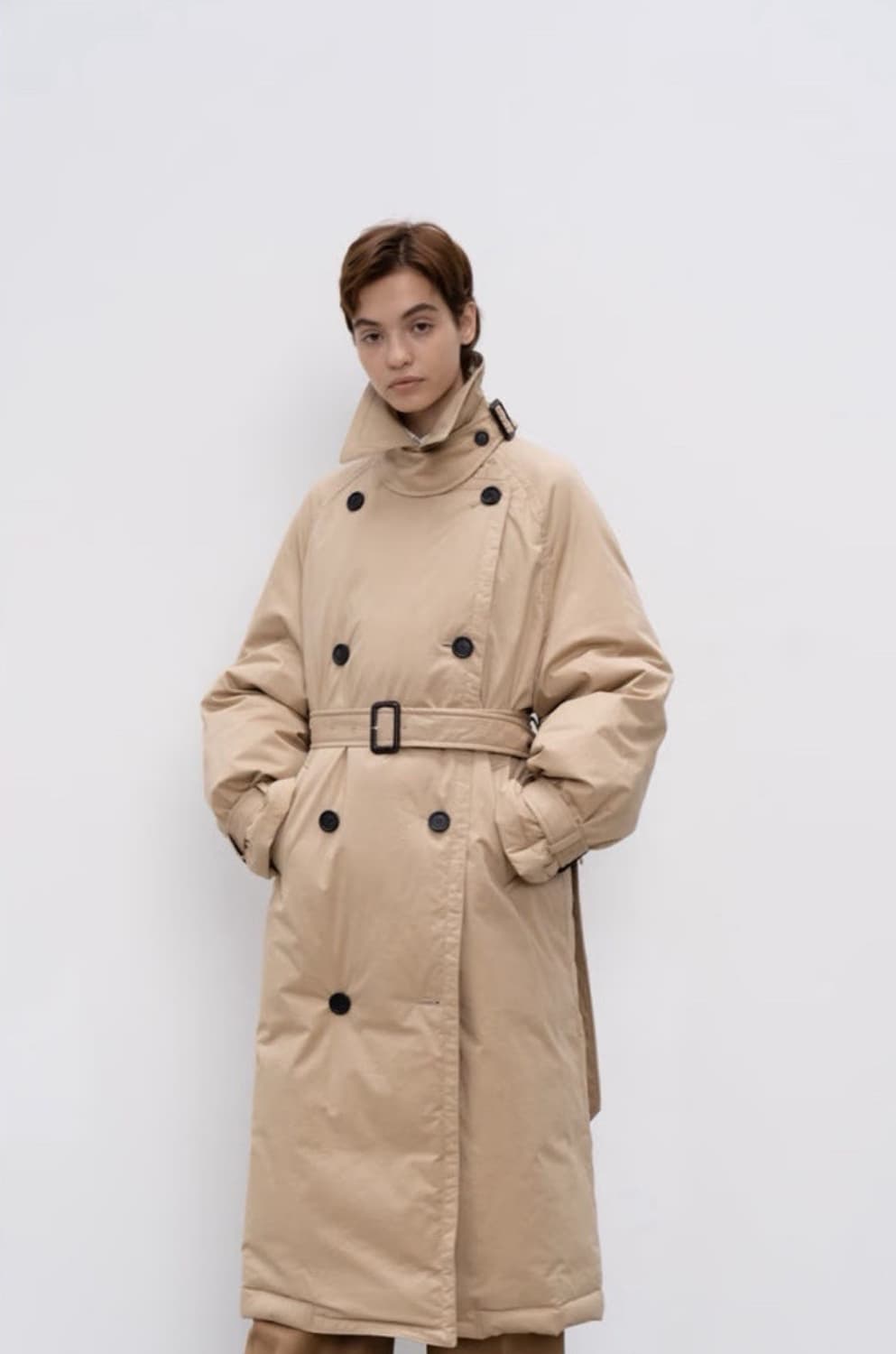 제인송 구스다운 트렌치 코트 55 상품이미지8