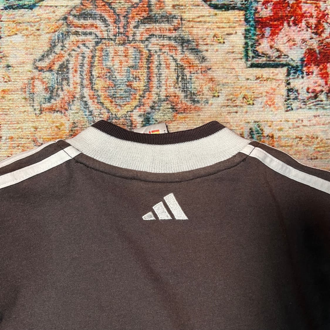 [L] 00s 아디다스 뉴질랜드 올블랙 럭비 반팔 상품이미지10