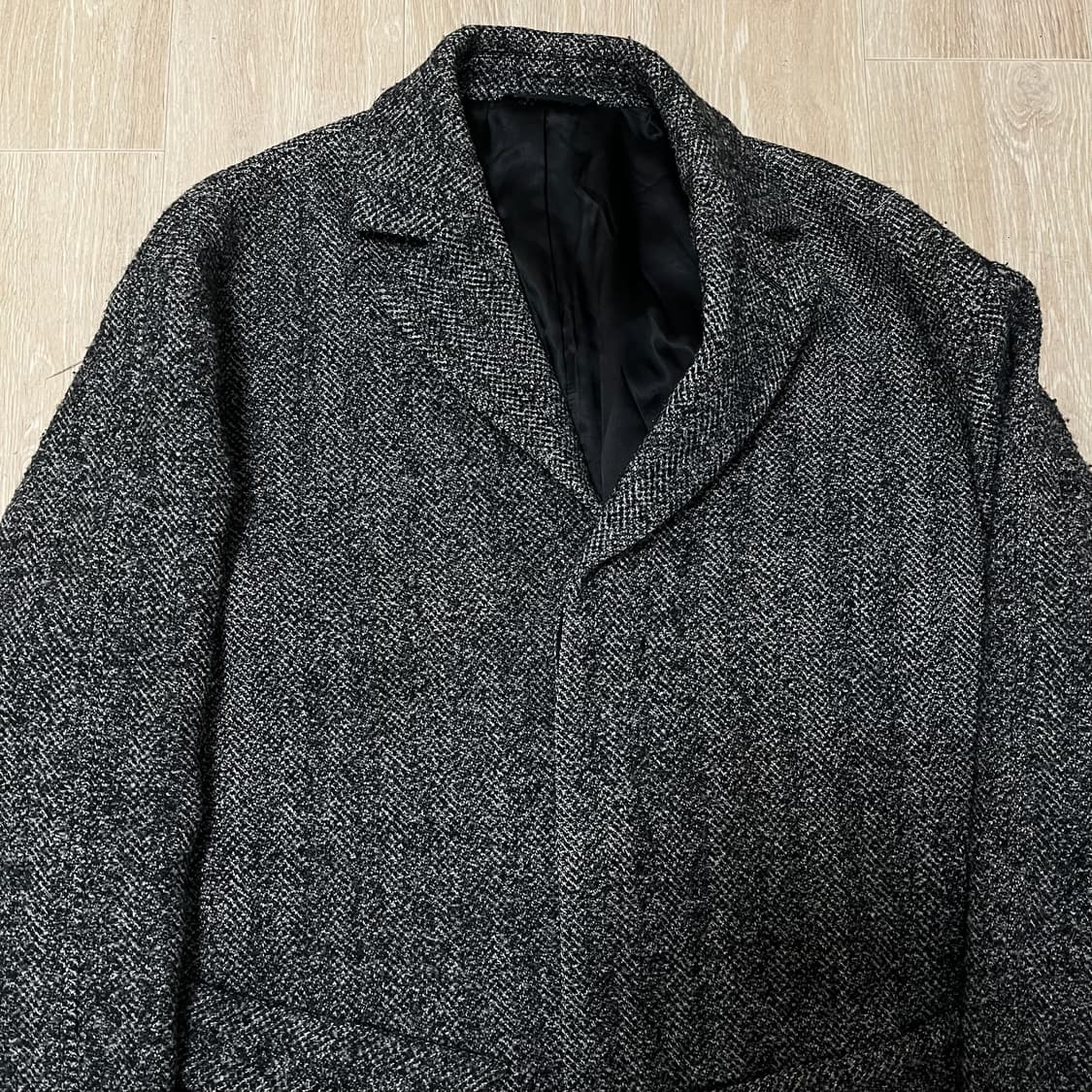 캘빈클라인 남성 울 헤링본 트렌치코트 M/95  상품이미지2