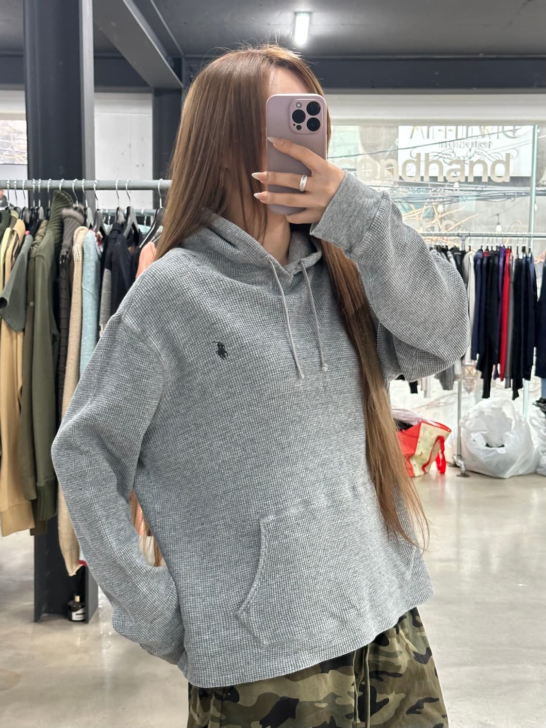 폴로랄프로렌 포니 와플 후드티 상품이미지1