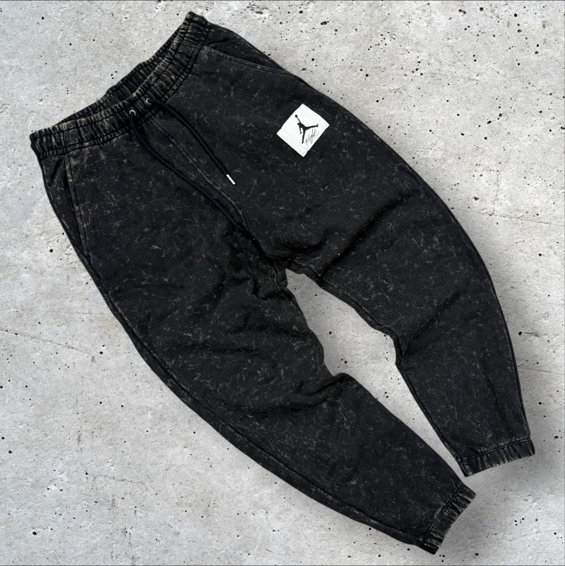 [M] 조던 에센셜 플라이트 워시드 블랙 조거팬츠 C398 상품이미지1