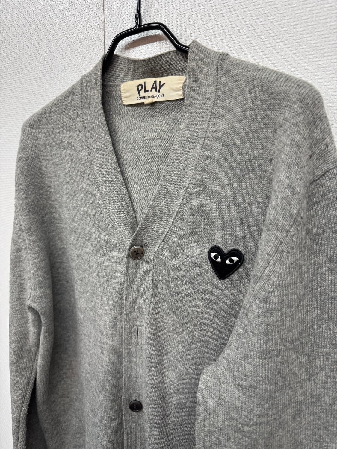 꼼데가르송 로고와펜 가디건 M(95~100) 상품이미지2