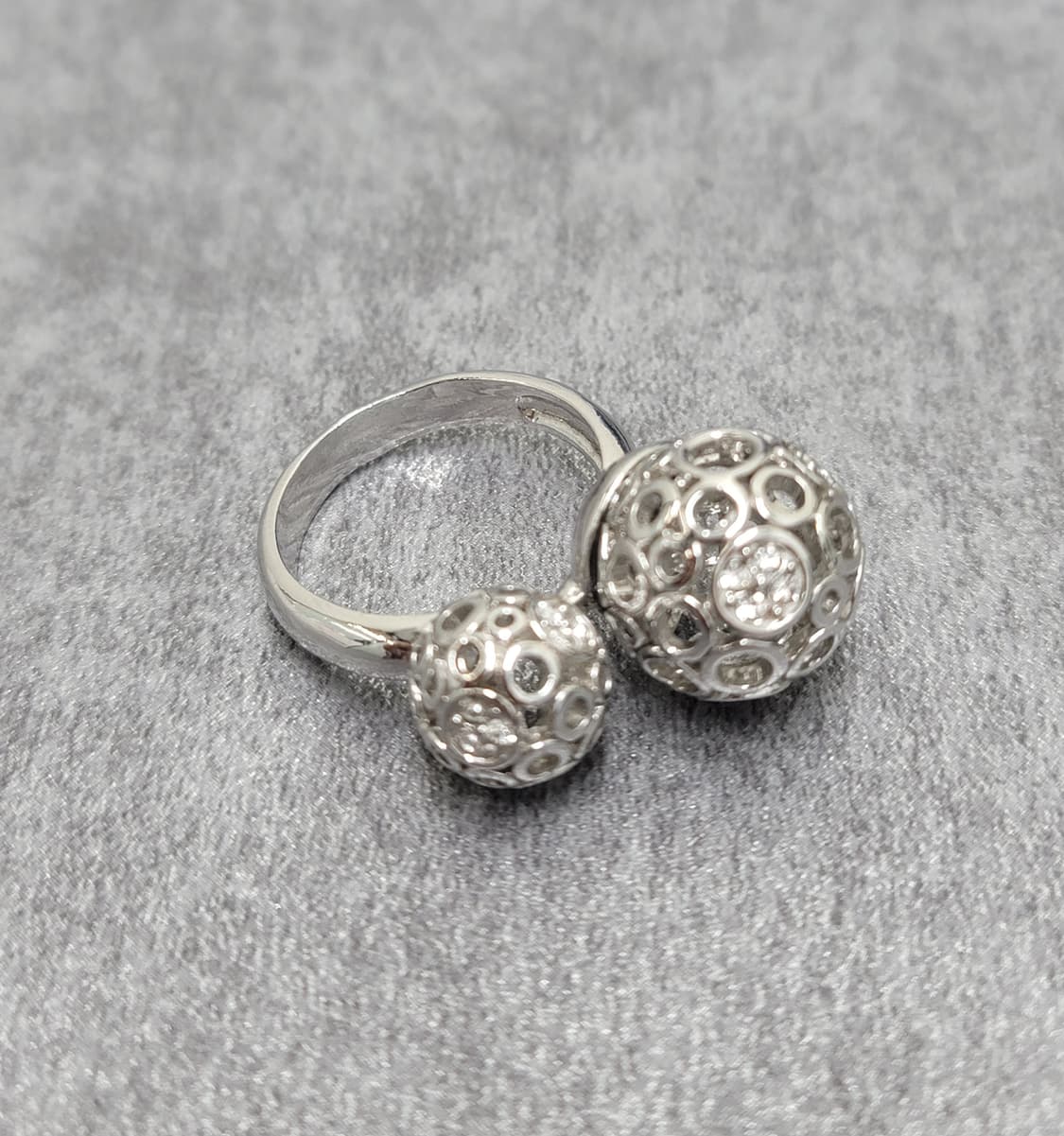 더블 볼륨볼 반지 상품이미지2