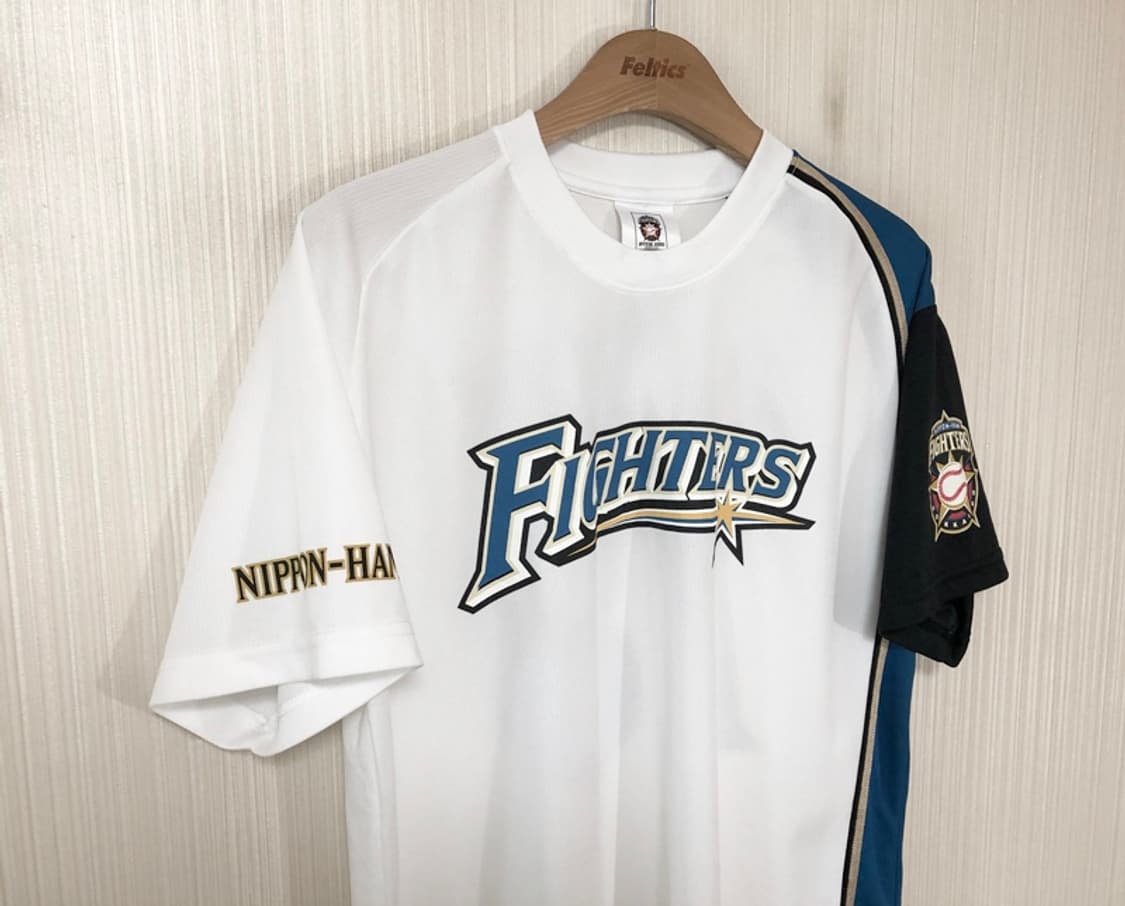 NPB 미즈노 니혼햄파이터스 플레이어티셔츠 M #18 사이토 상품이미지5