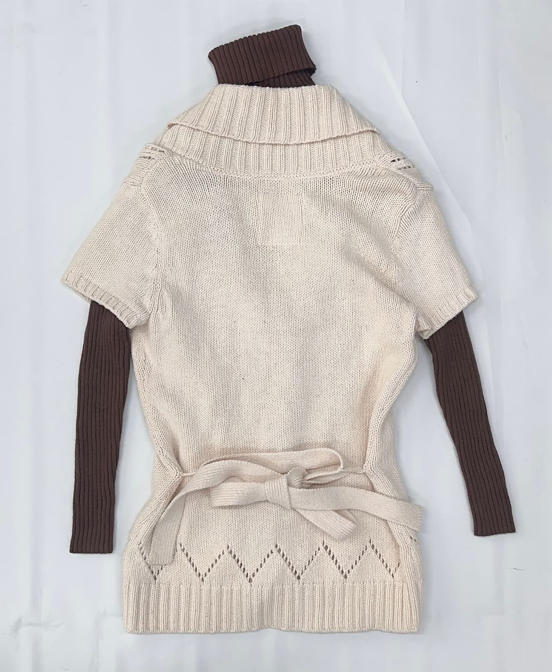 🤎사와코의 나메코 코디세트🤎라떼갸루 가디건 레이어드 에스닉 히피 상품이미지3