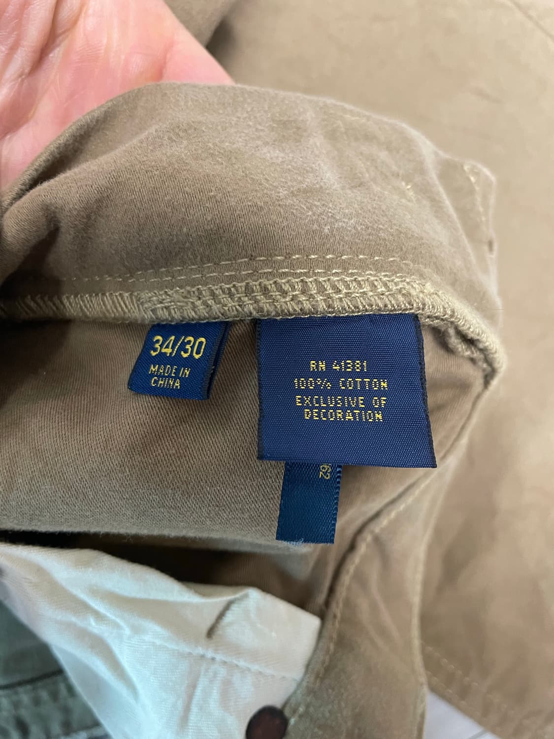 폴로 랄프로렌 코튼 팬츠 (브라운) 상품이미지7