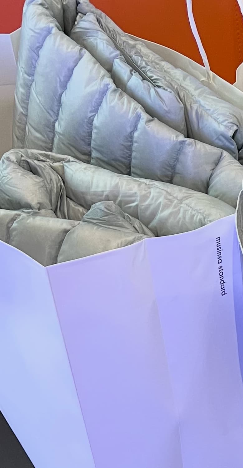 새상품) 무신사 스탠다드 시티 레저 립스탑 클라우디 블루 상품이미지2