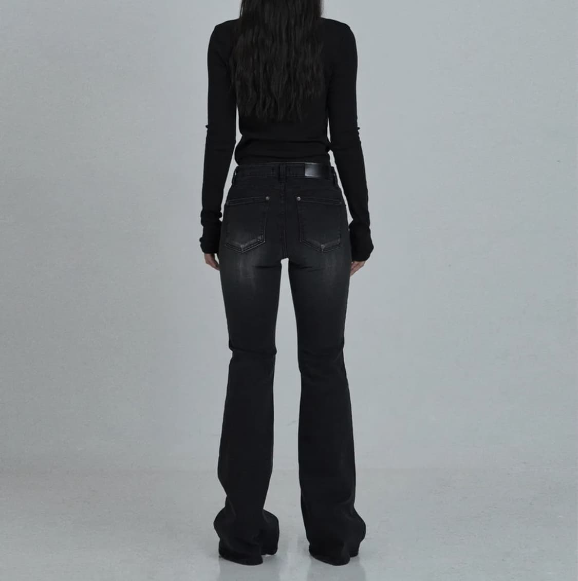 오도어 빈티지 로우진 블랙 1사이즈 상품이미지1