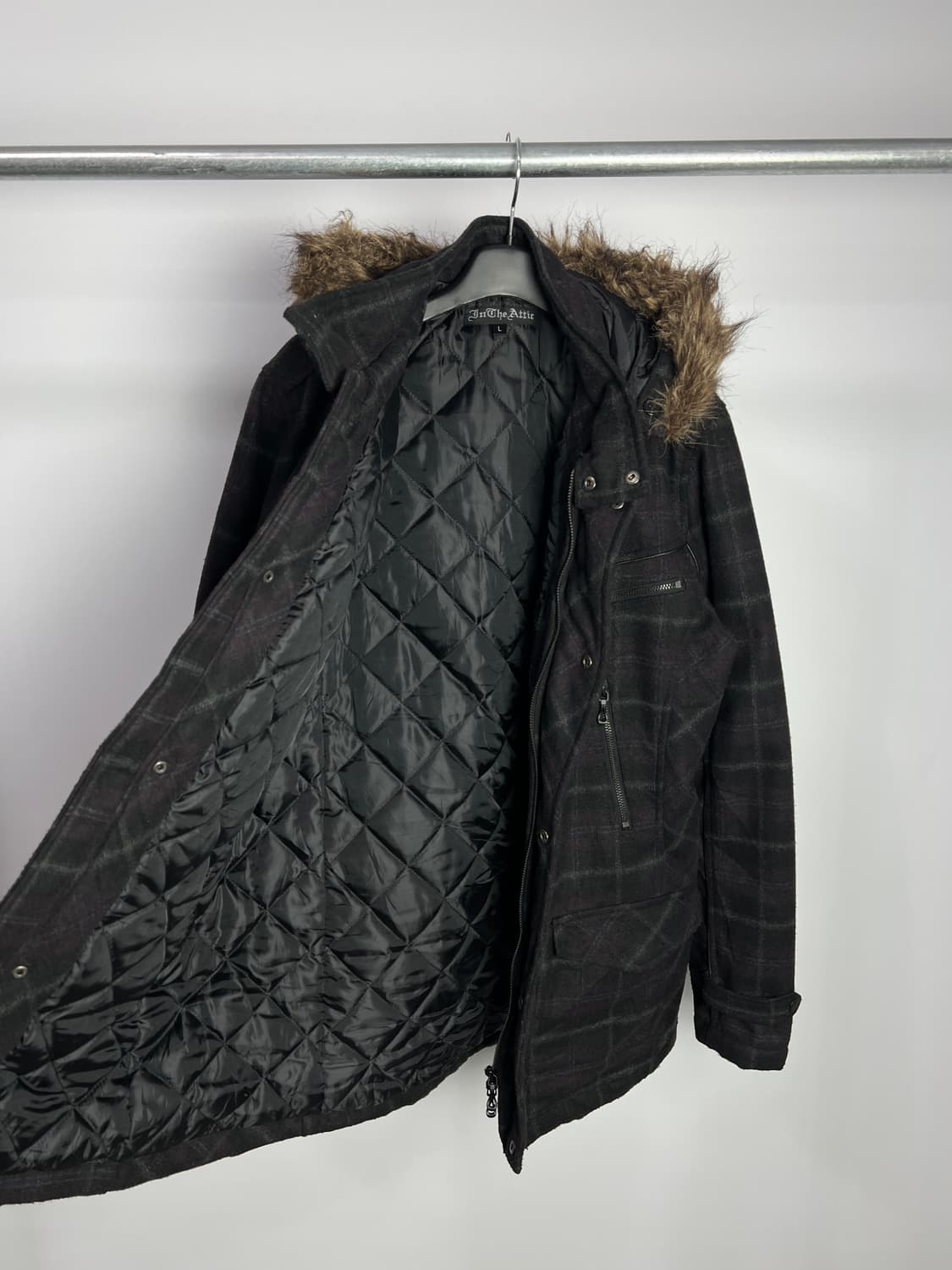 인 더 애틱 체크 집업 자켓  상품이미지6