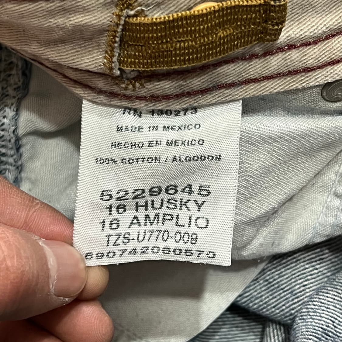  리 덩가리 카펜터 데님팬츠 y15418 상품이미지7