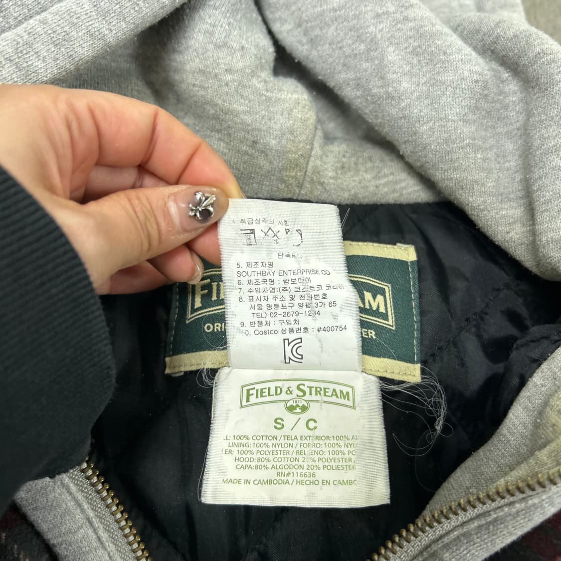 필드 앤 스트림 체크 셔츠 후드집업[1506] 상품이미지10