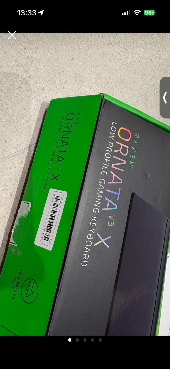 미사용 정품/ 레이저 Ornata V3 X 로우프로파일 게이밍 키보드 상품이미지1