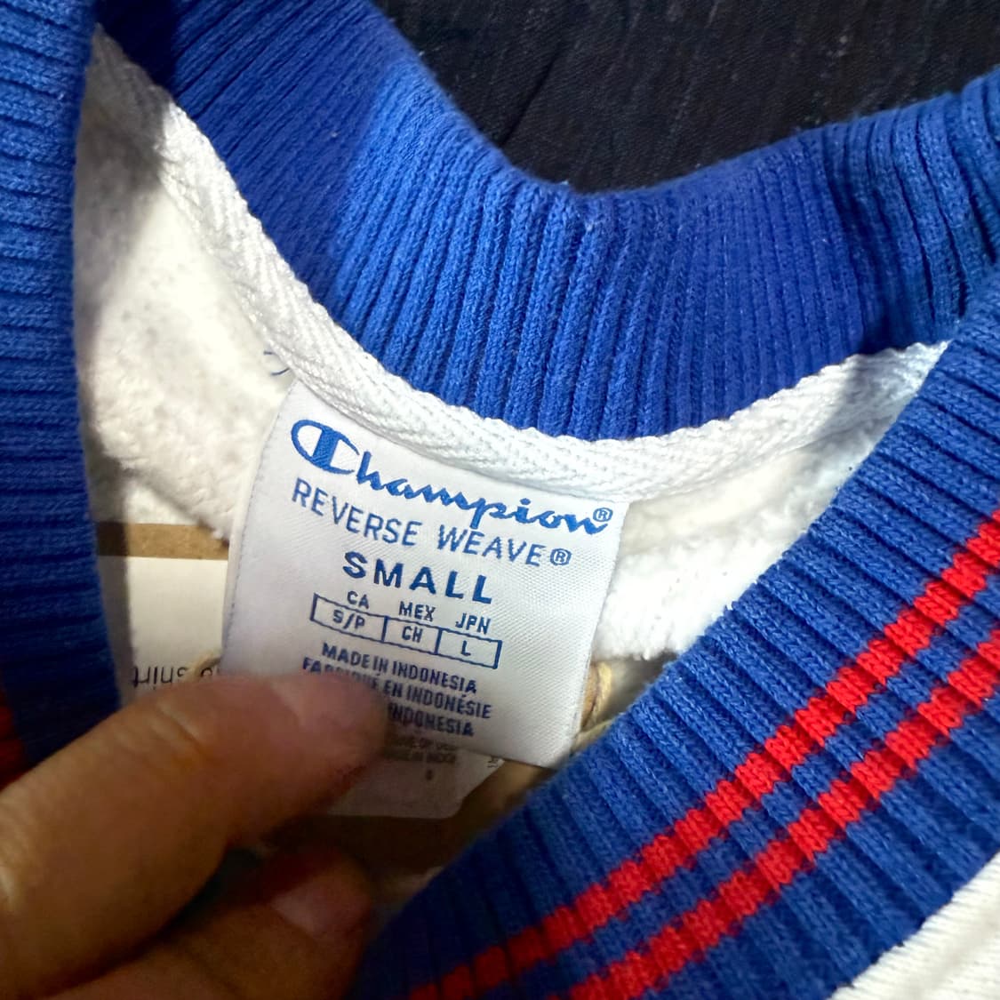 챔피온 리버스위브 로고 스웻셔츠 S 상품이미지5