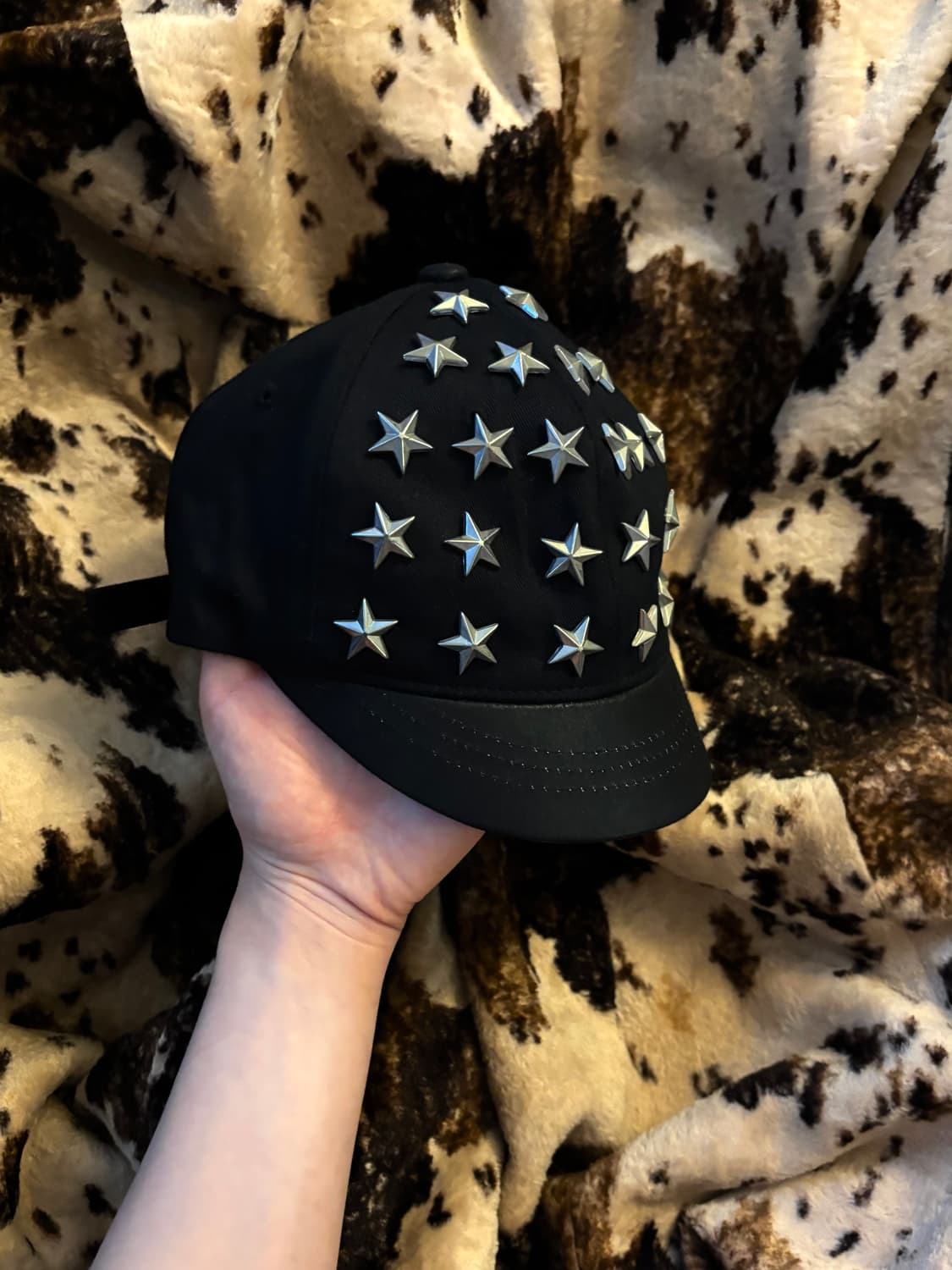 [Metallic Star Stud Cap] 별 스터드 캡모자 상품이미지1