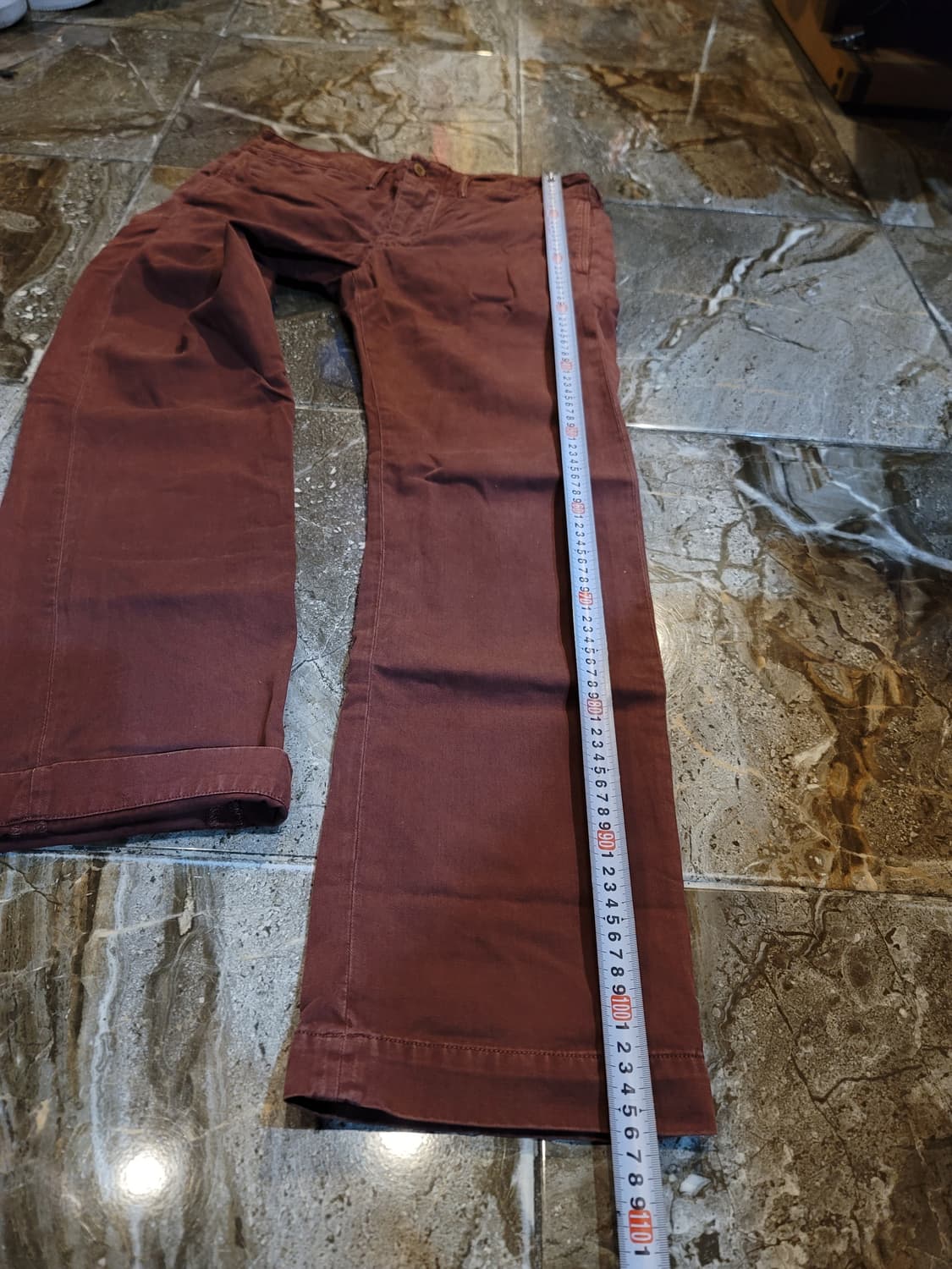 더블알엘 버건디 치노팬츠  상품이미지9