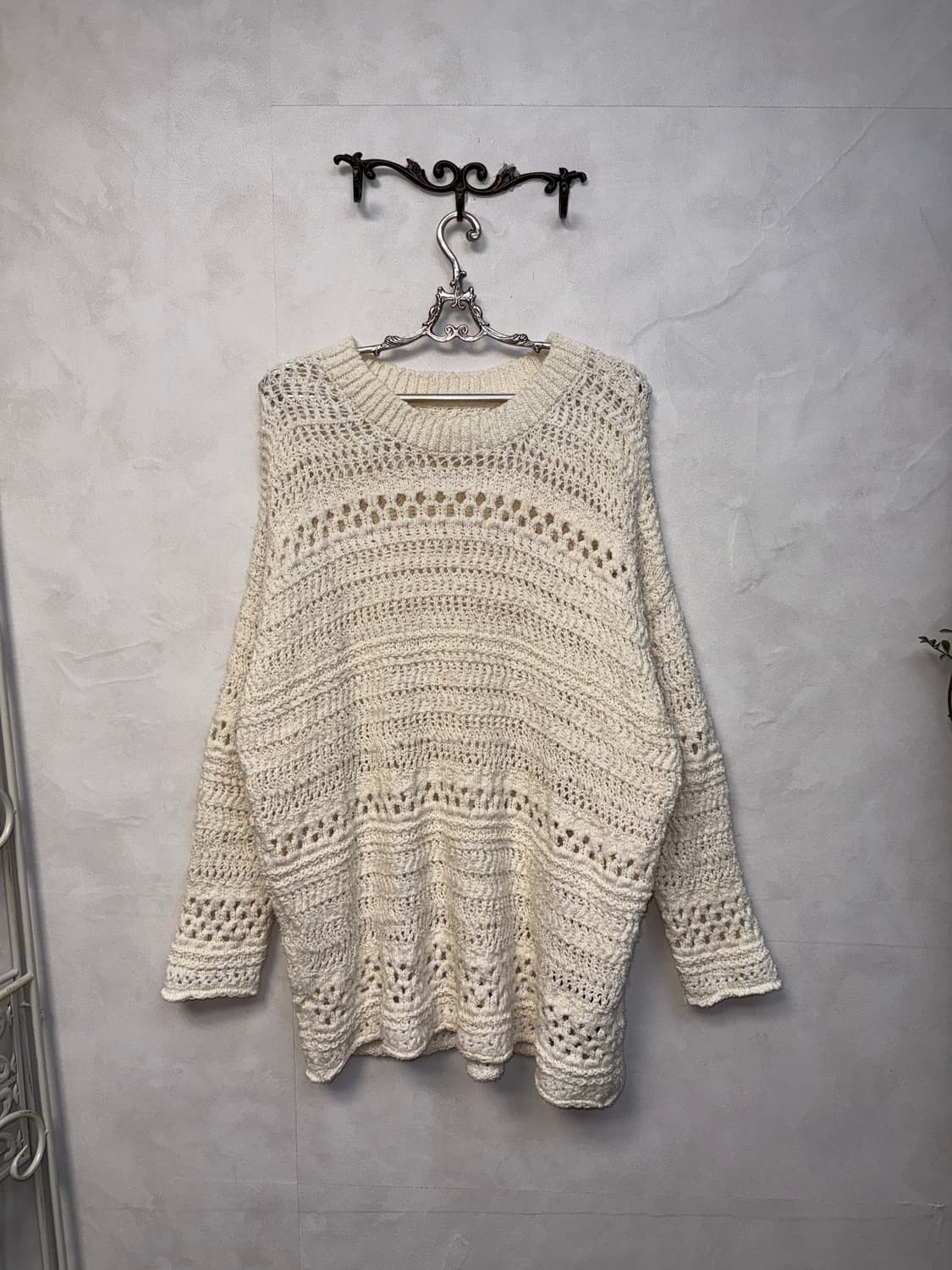 Ivory over loose knit ops 상품이미지3