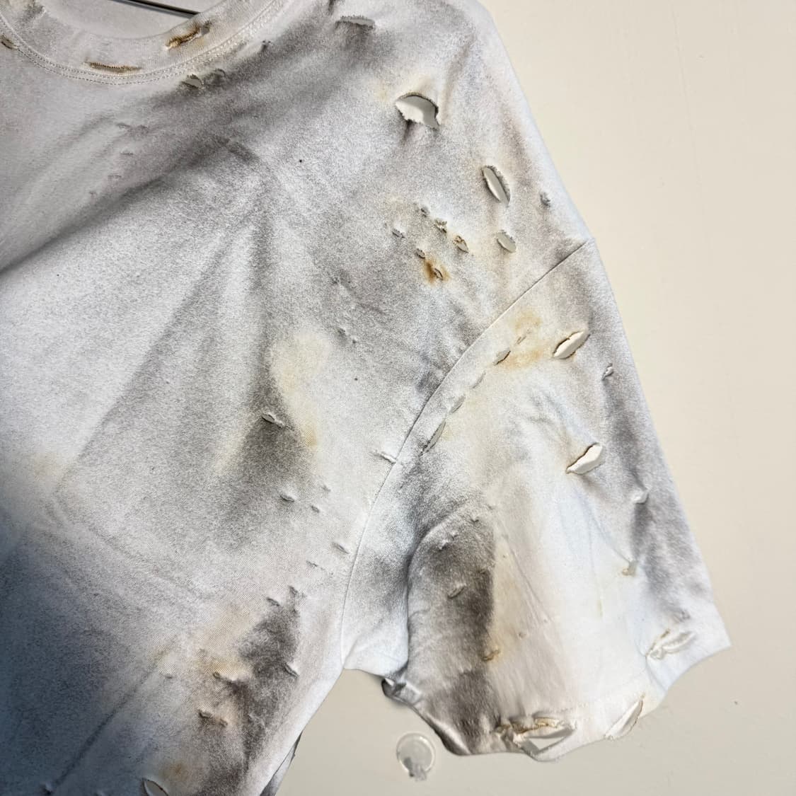 빈티지 트래비스스캇 디스트로이드 데미지 반팔 상품이미지8