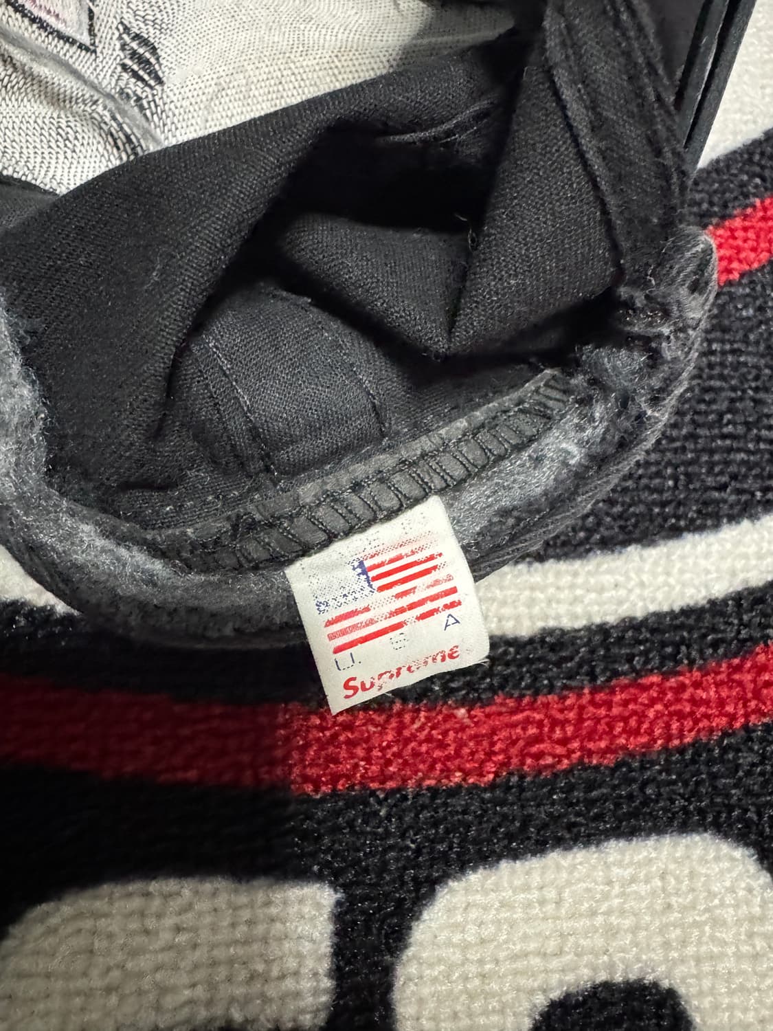 슈프림 스위셔 스윗 스냅백 블랙 상품이미지8