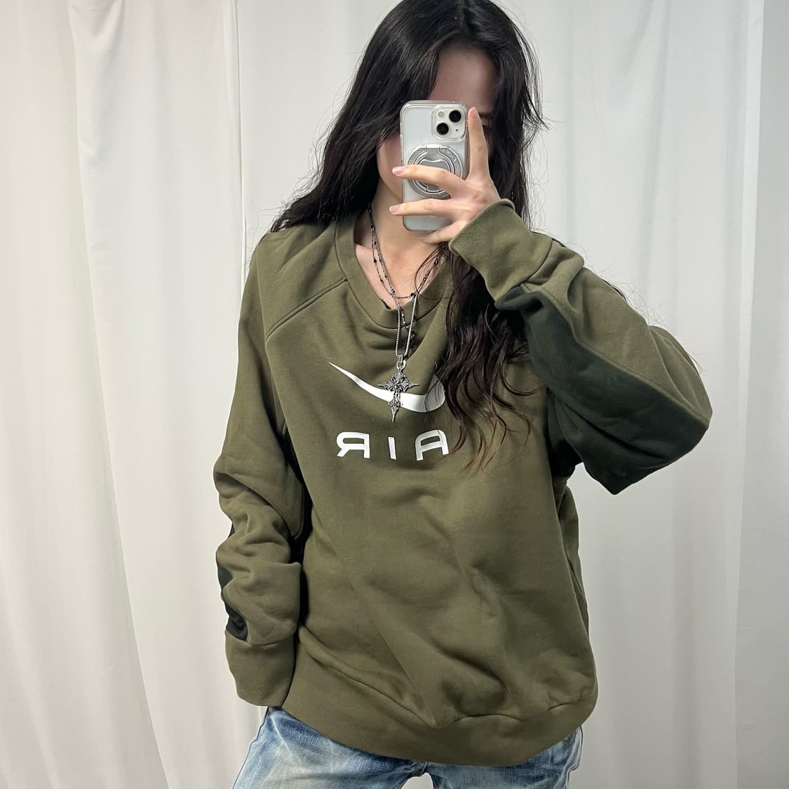 Nike Khaki Sweatshirt 상품이미지1