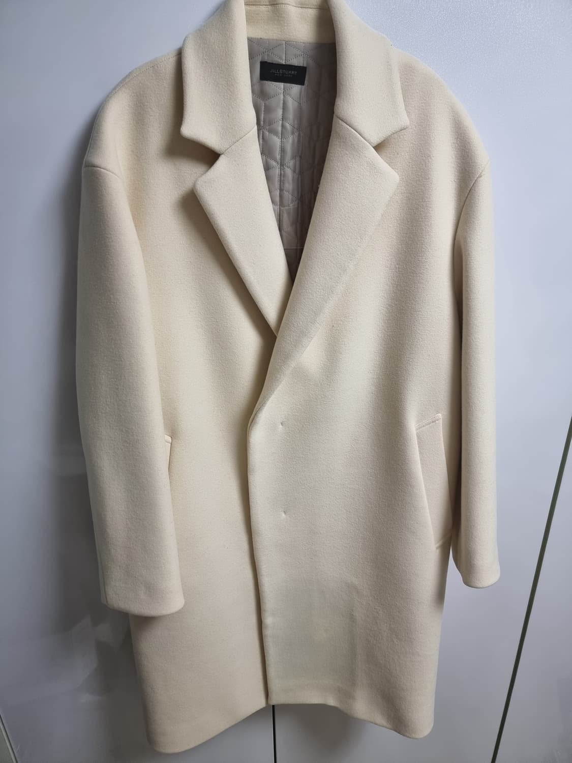 질스튜어트 아이보리 싱글코트 상품이미지5