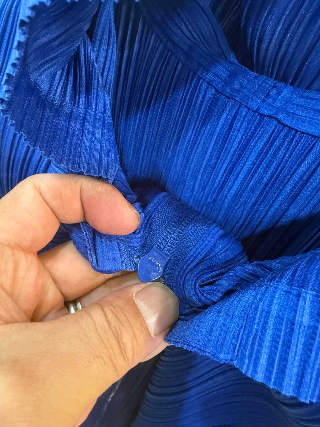 5/66-77 정품 플리츠플리즈 후드 조끼집업 팝니다 상품이미지3