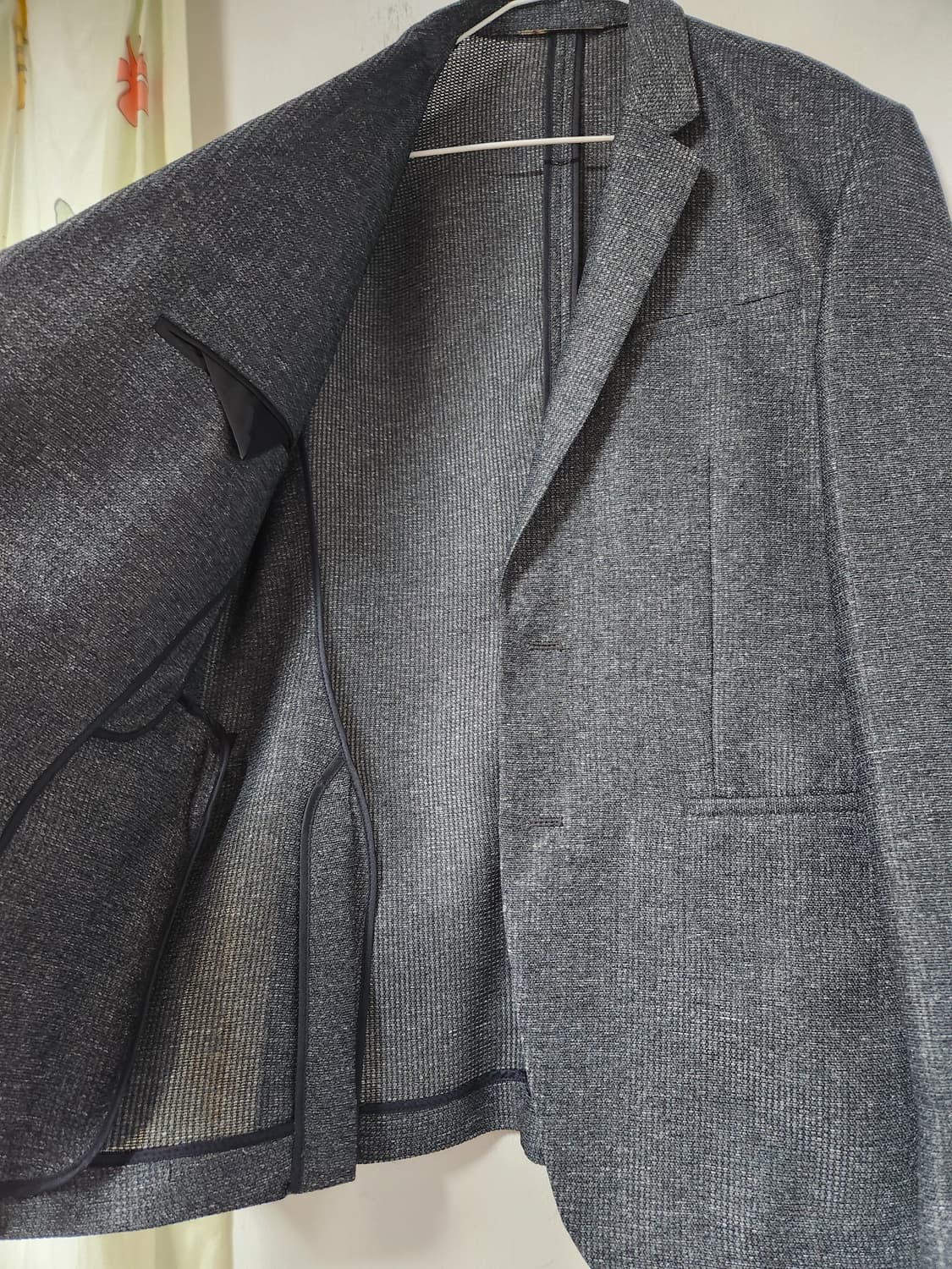 MARCBRICK 회색 남성 SS 블레이저 자켓 95 상품이미지4