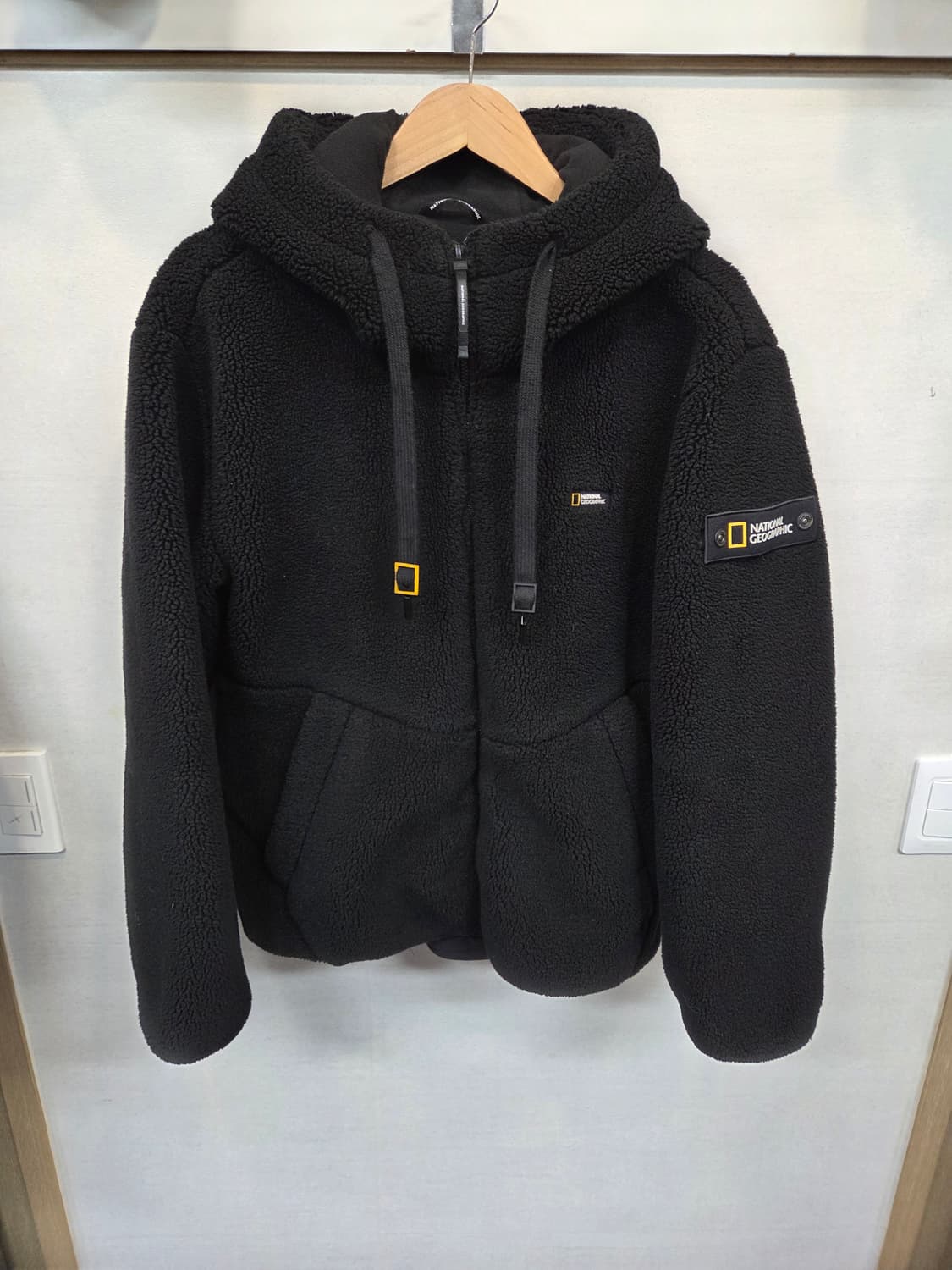 내셔널지오그래픽 뽀글이 플리스 후드자켓 xl 상품이미지1