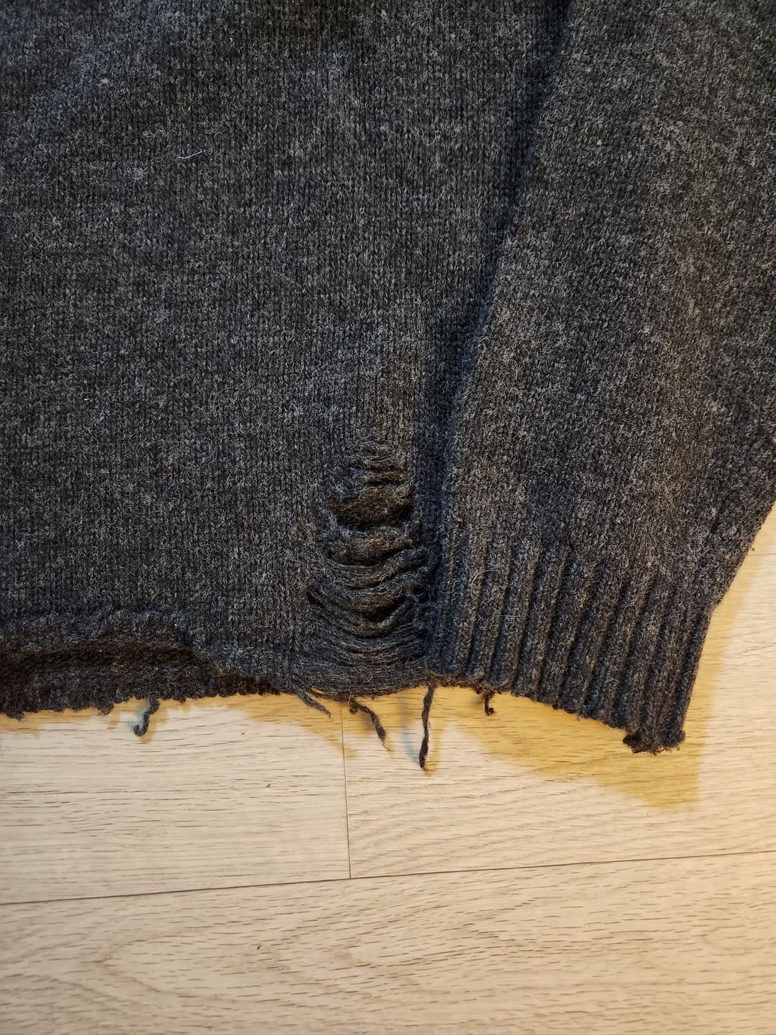 더오픈프로덕트 울 데미지 니트/오픈yy/openyy/604서비스 상품이미지4