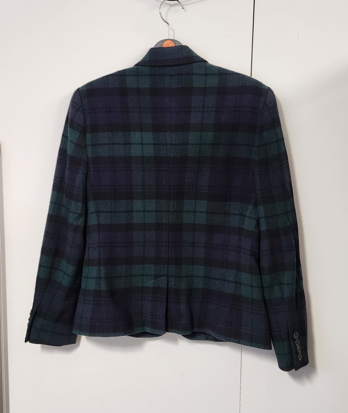 폴로랄프로렌 신형라벨 타탄체크 울 블레이저 2사이즈 상품이미지2