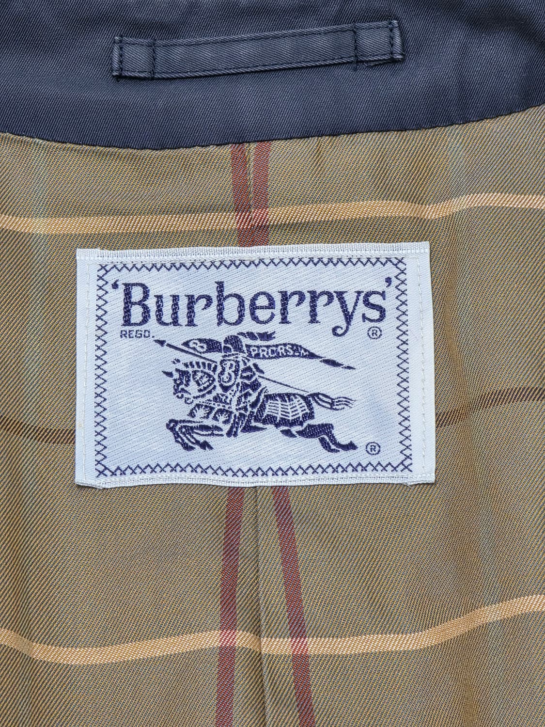 Burberrys 버버리 빈티지 트렌치 코트 네이비 66 상품이미지10