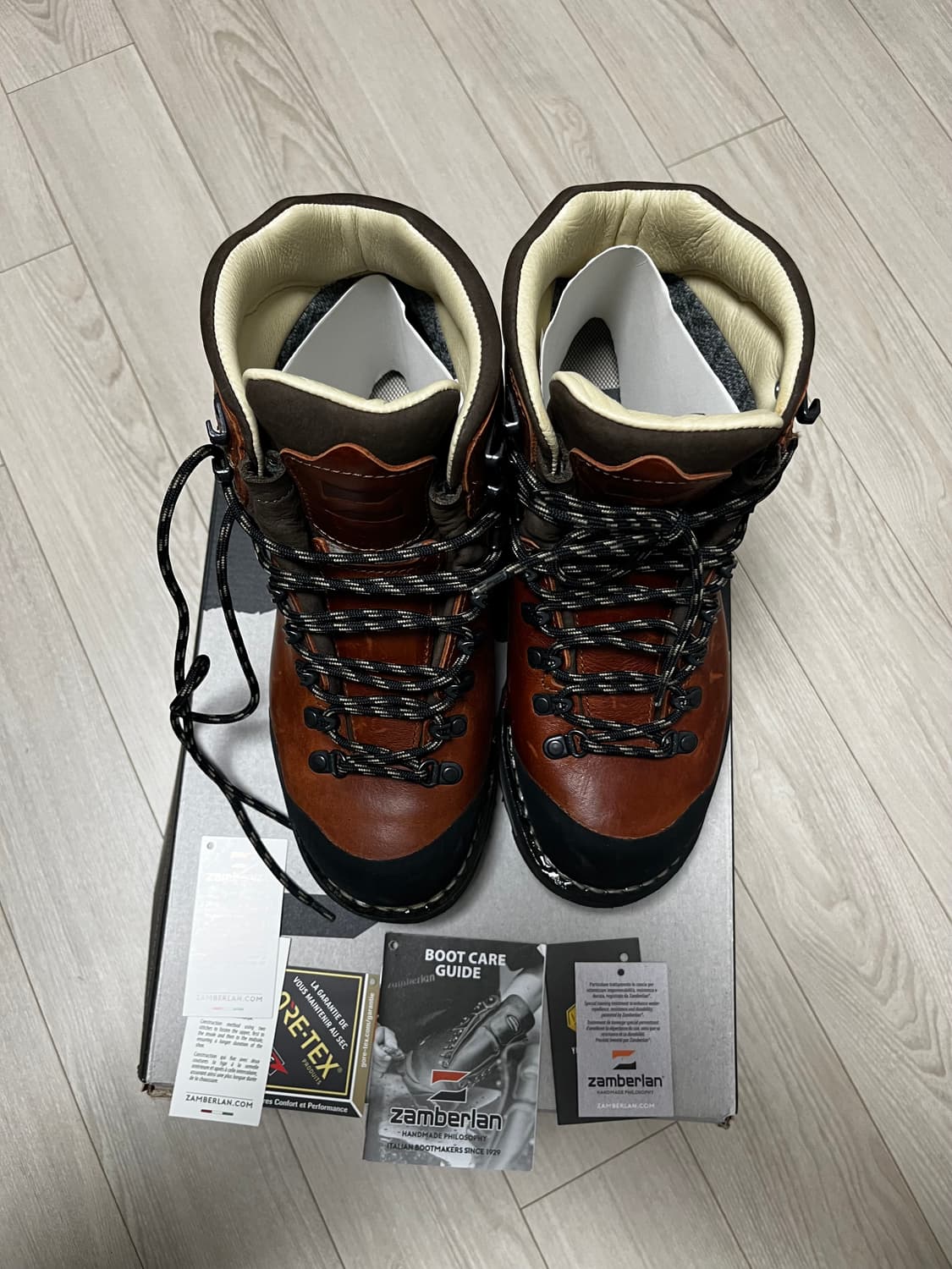 [새상품급/풀구성] 잠발란 1025 토페인 NW GTX RR 왁시드 브릭 상품이미지2