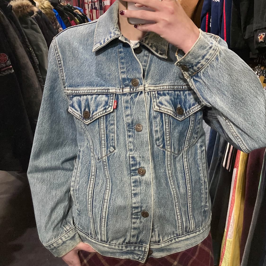 [IM]리바이스 워싱 연청 데님자켓 상품이미지1