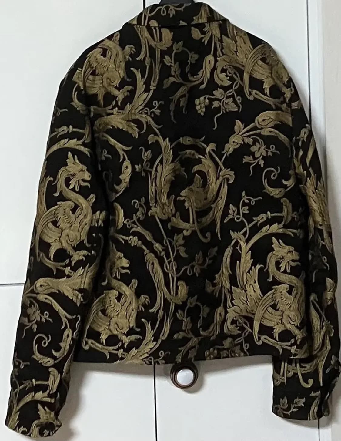 생로랑 14fw 에디 슬리먼 드래곤 엠브로이드 자켓 상품이미지2