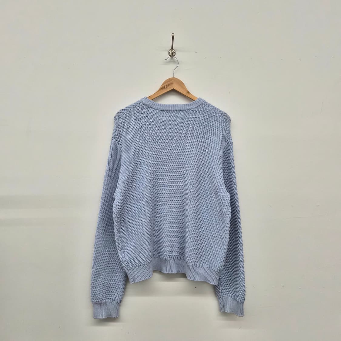 솔리드옴므 하늘색 니트 스웨터 남성 L 상품이미지4