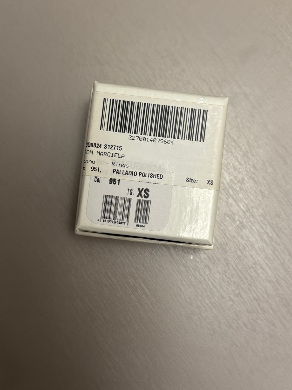 [xs] 마르지엘라 넘버링반지 유광 상품이미지7