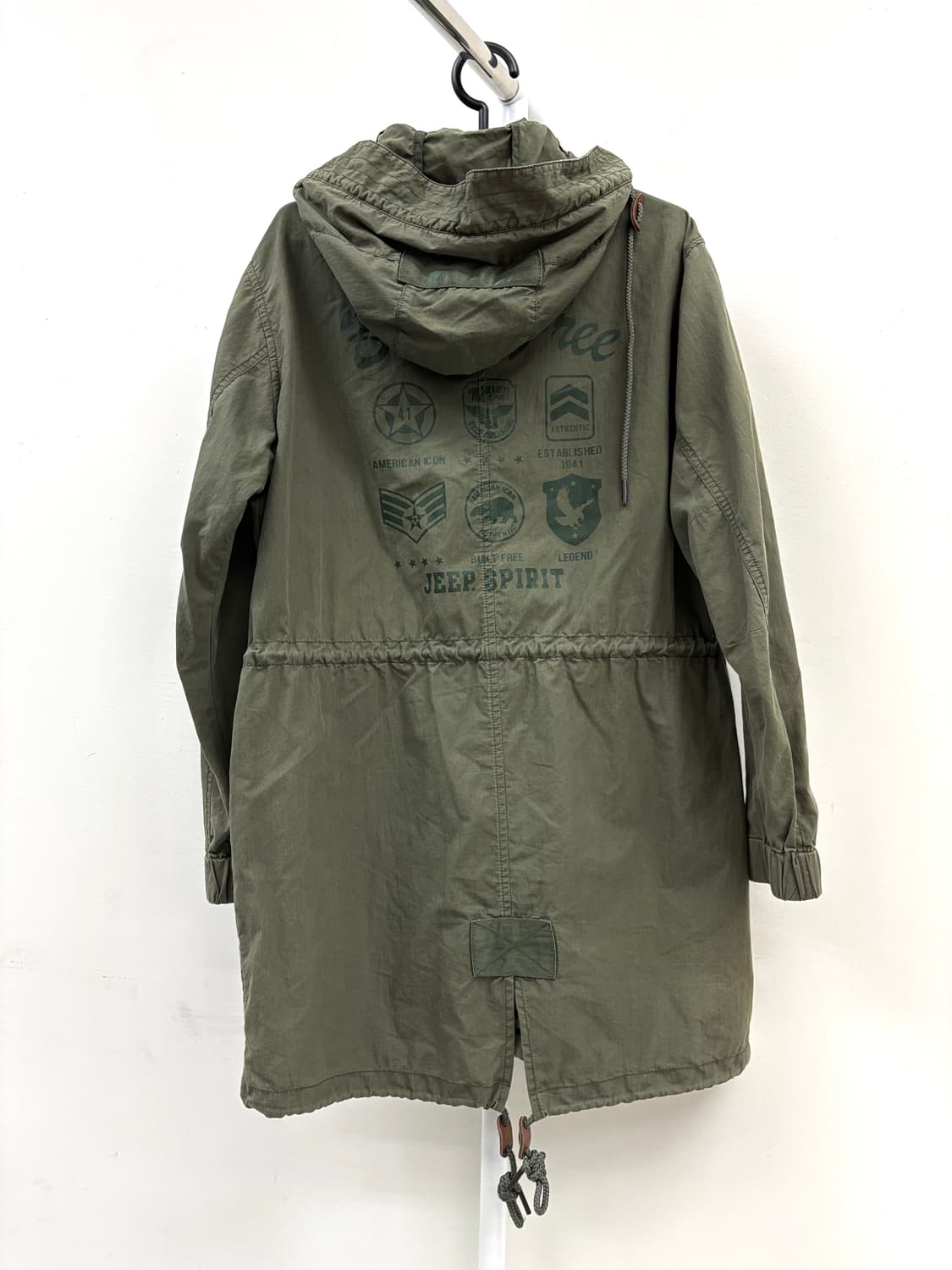 빈티지 카키 하이넥 야상 자켓 워크웨어 y2k 상품이미지9