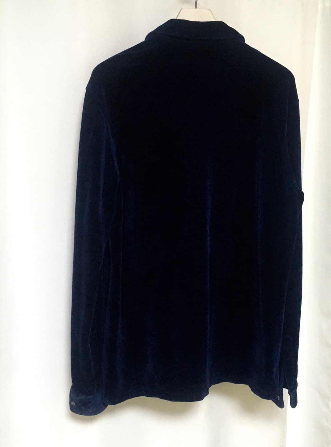 알마니 와이드 벨벳크랙 셔츠 상품이미지5