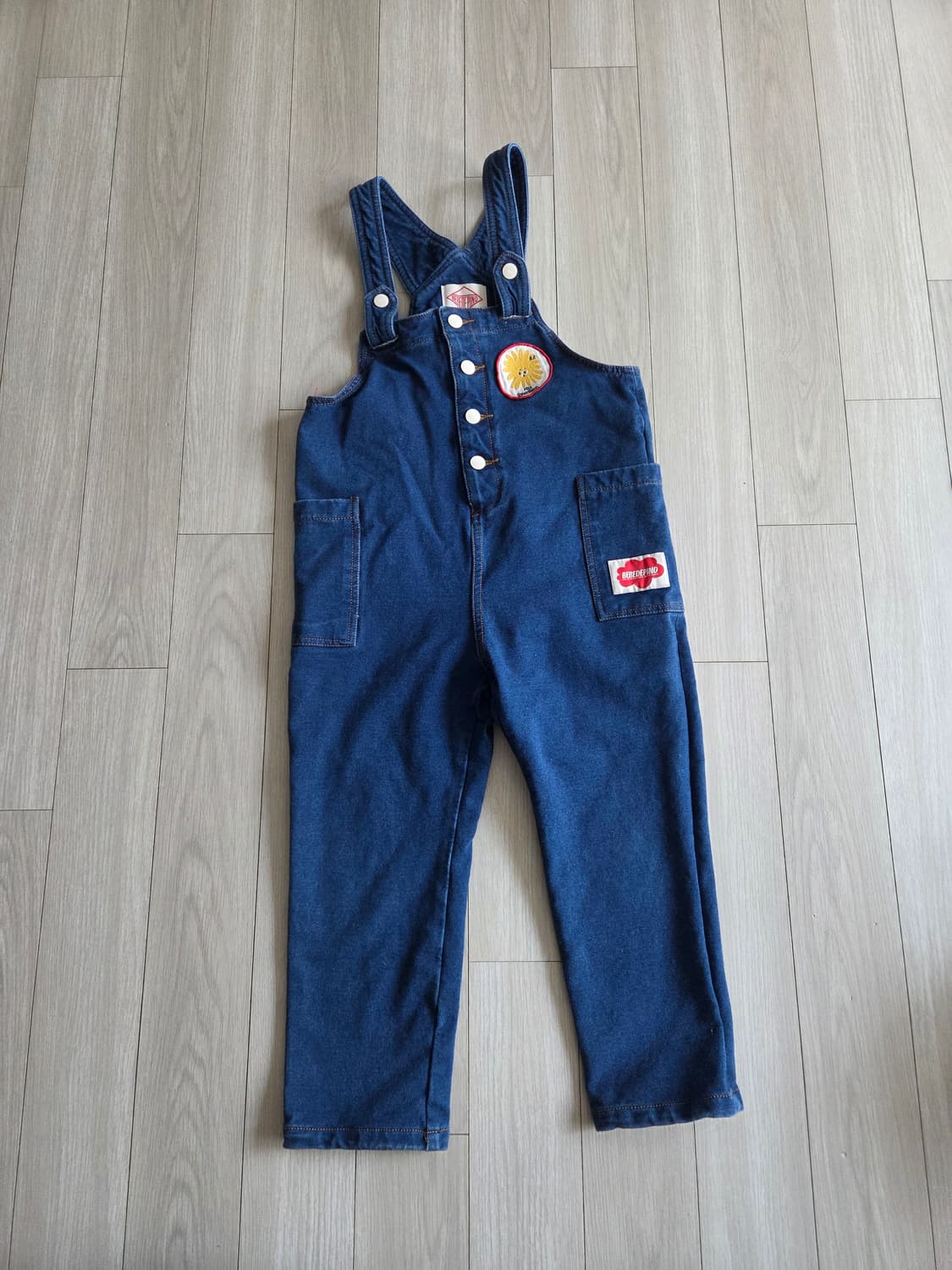 베베드피노 데님 스판 오버롤 120 상품이미지1