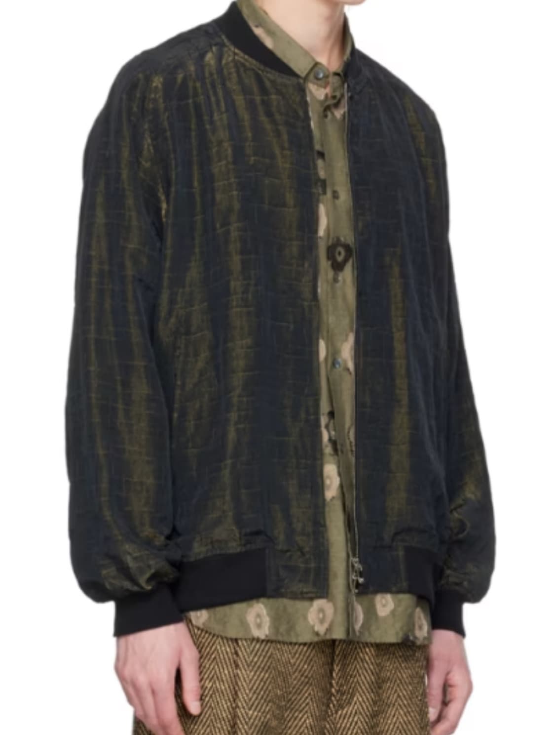 니들스 새틴 봄버 자켓 상품이미지2