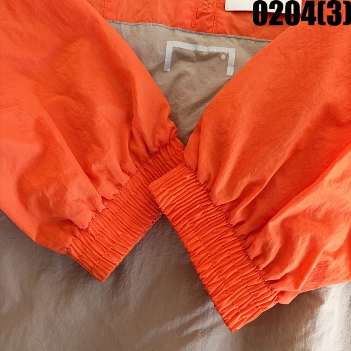 [L] 새상품 골라 배색 아노락 바람막이 윈드브레이커 0204(3) 상품이미지3