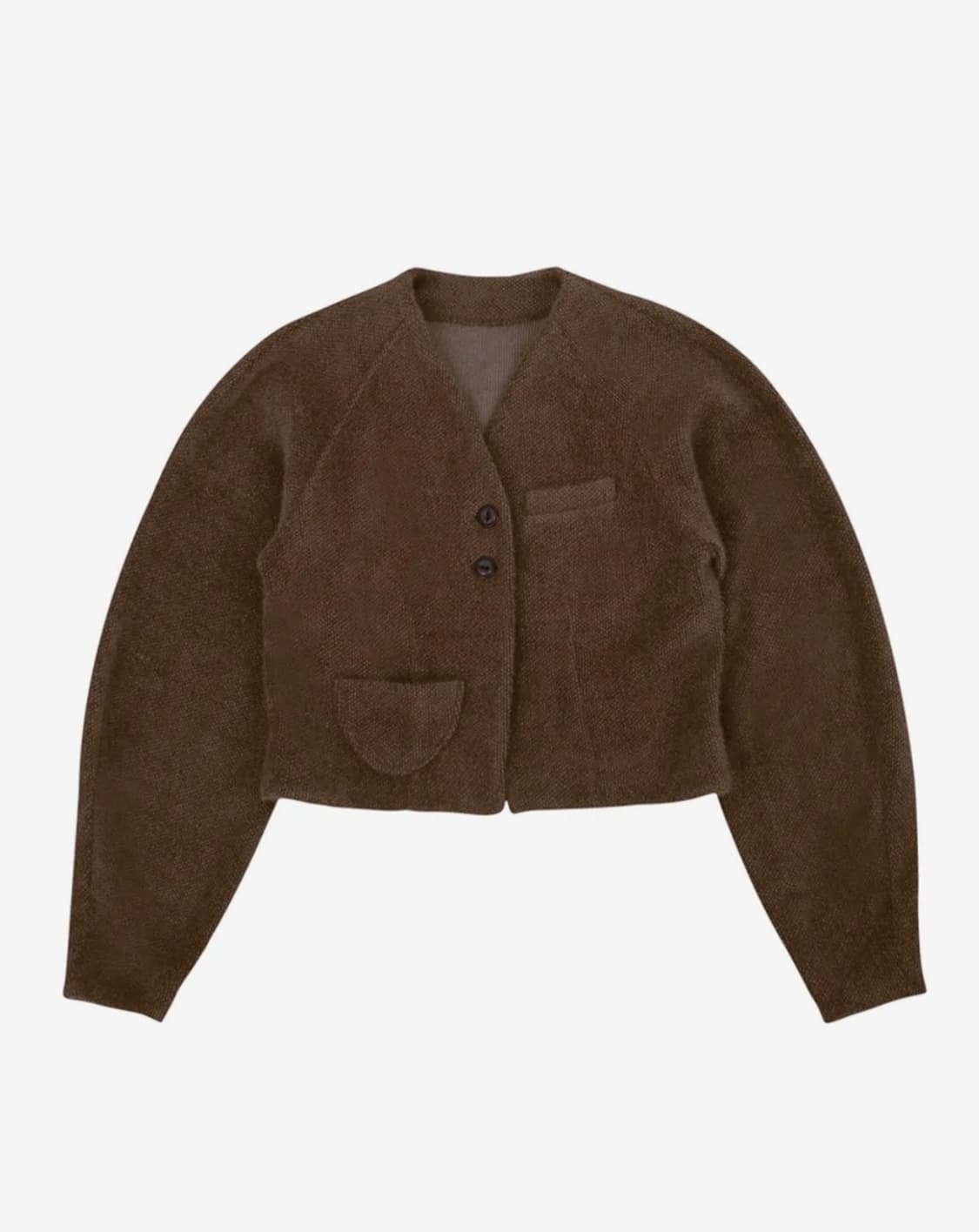 Kijun 기준 플러피 크롭 가디건 상품이미지1