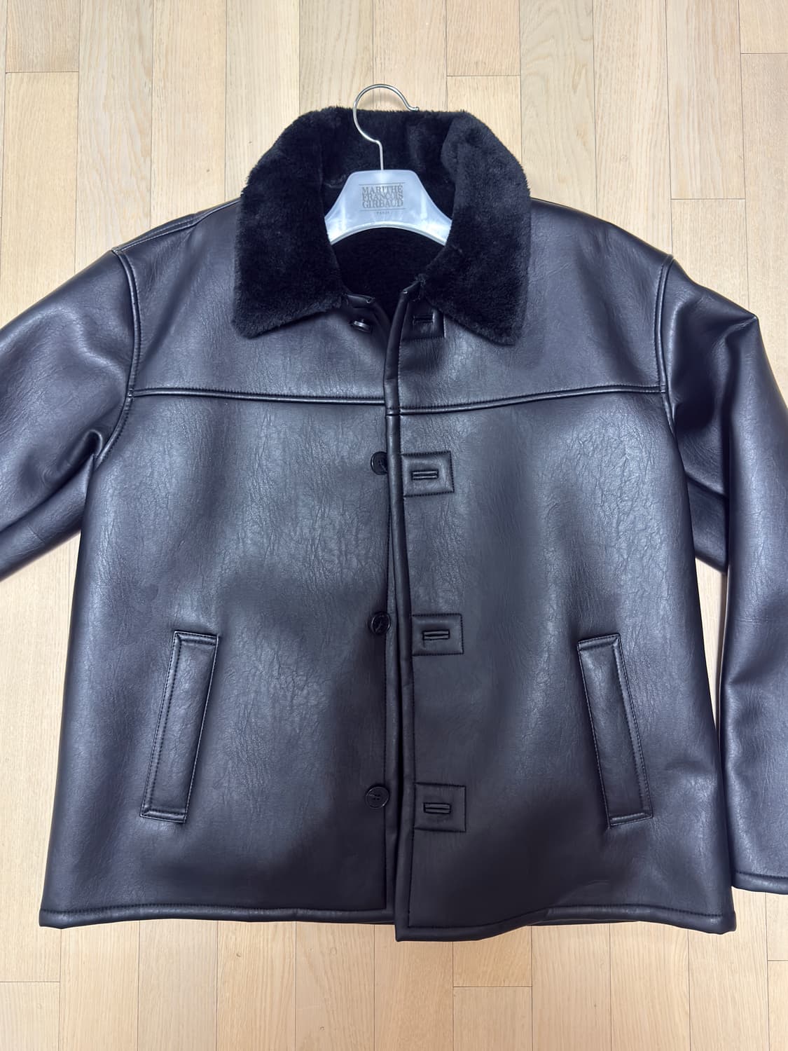 MARITHE / 차은우 픽오버사이즈 무스탕 재킷 / L 상품이미지6