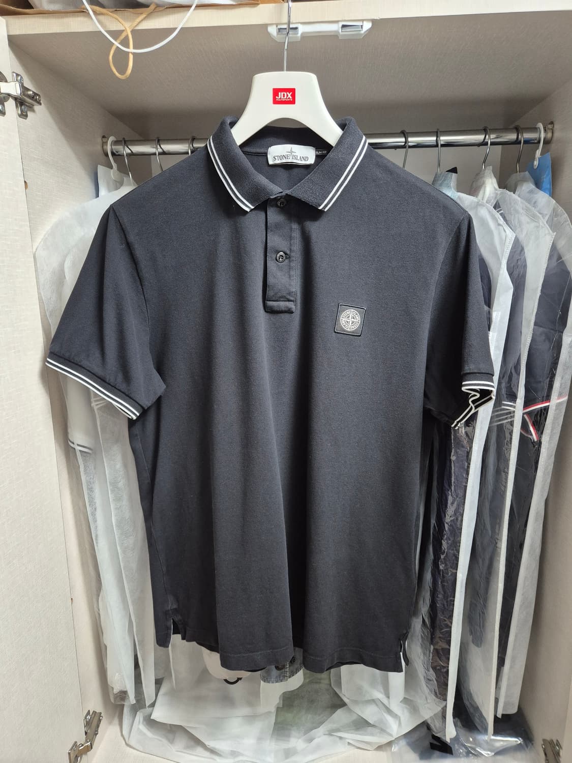 정품 스톤아일랜드 PK카라 반팔티 XXL-110 상품이미지1