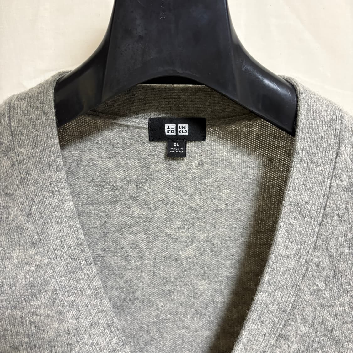 유니클로 램스울 가디건 / 그레이, XL 상품이미지4