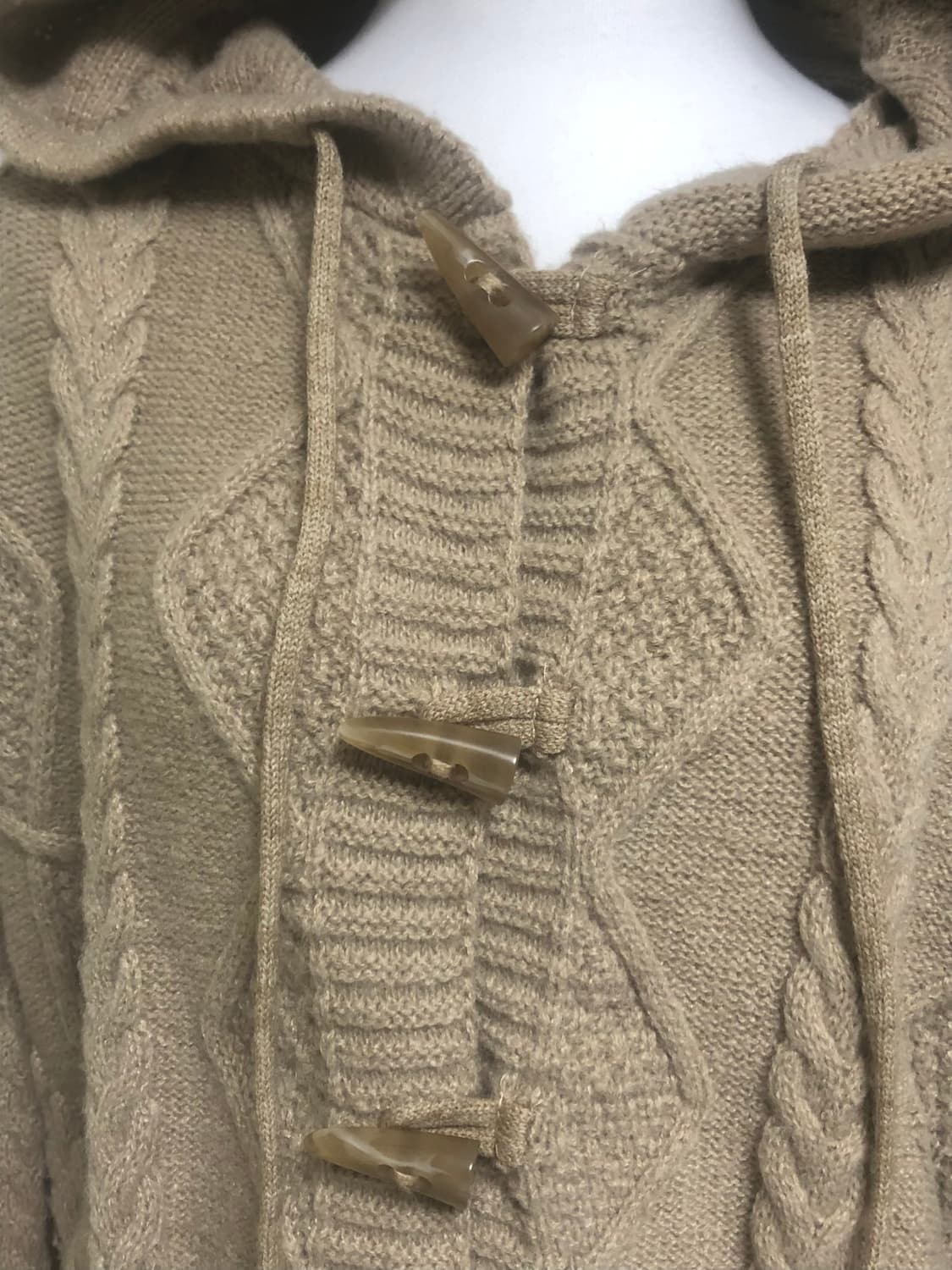 빈티지 모리걸 모카라떼 떡볶이 니트 가디건 상품이미지2