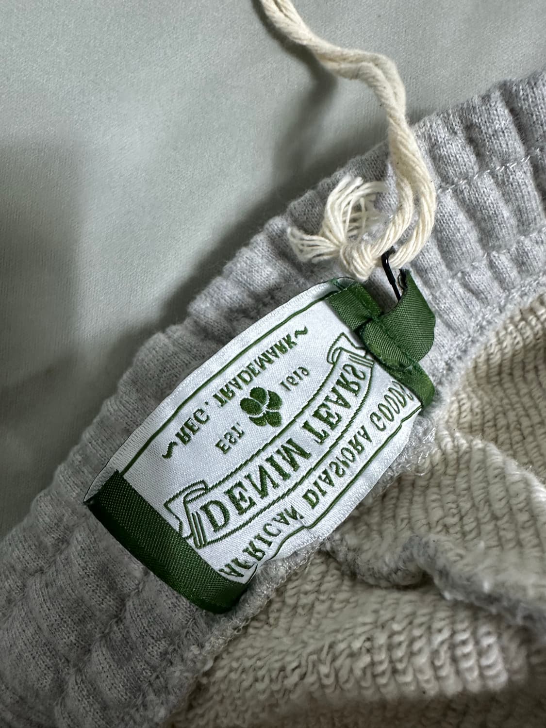 데님 티어스 비기 코튼 리스 스웨트 팬츠 상품이미지5