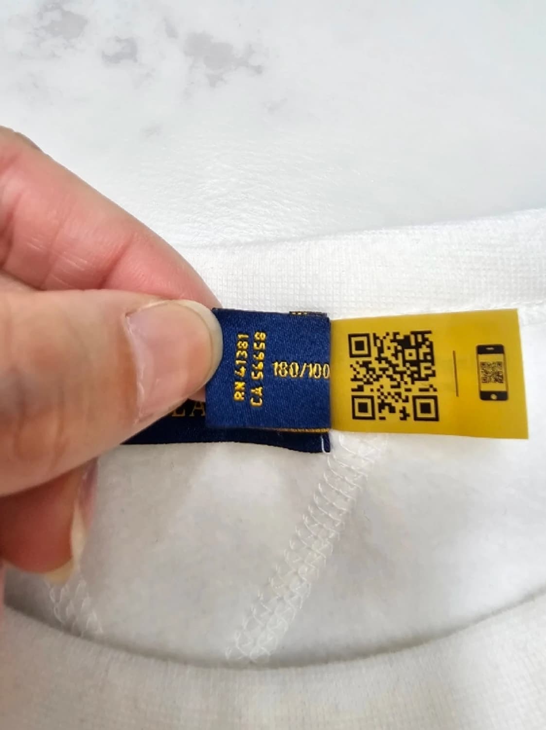 폴로 흰색 남성 맨투맨 100 상품이미지9