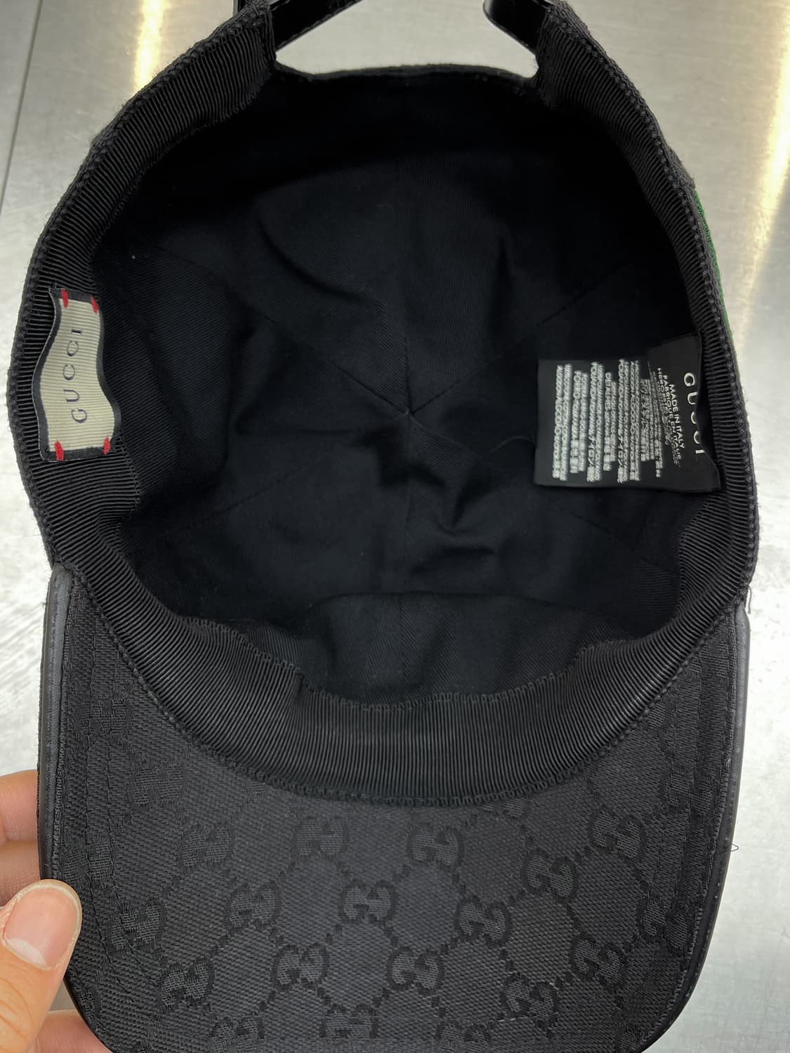 구찌 GG 캔버스 베이스볼 캡 상품이미지4