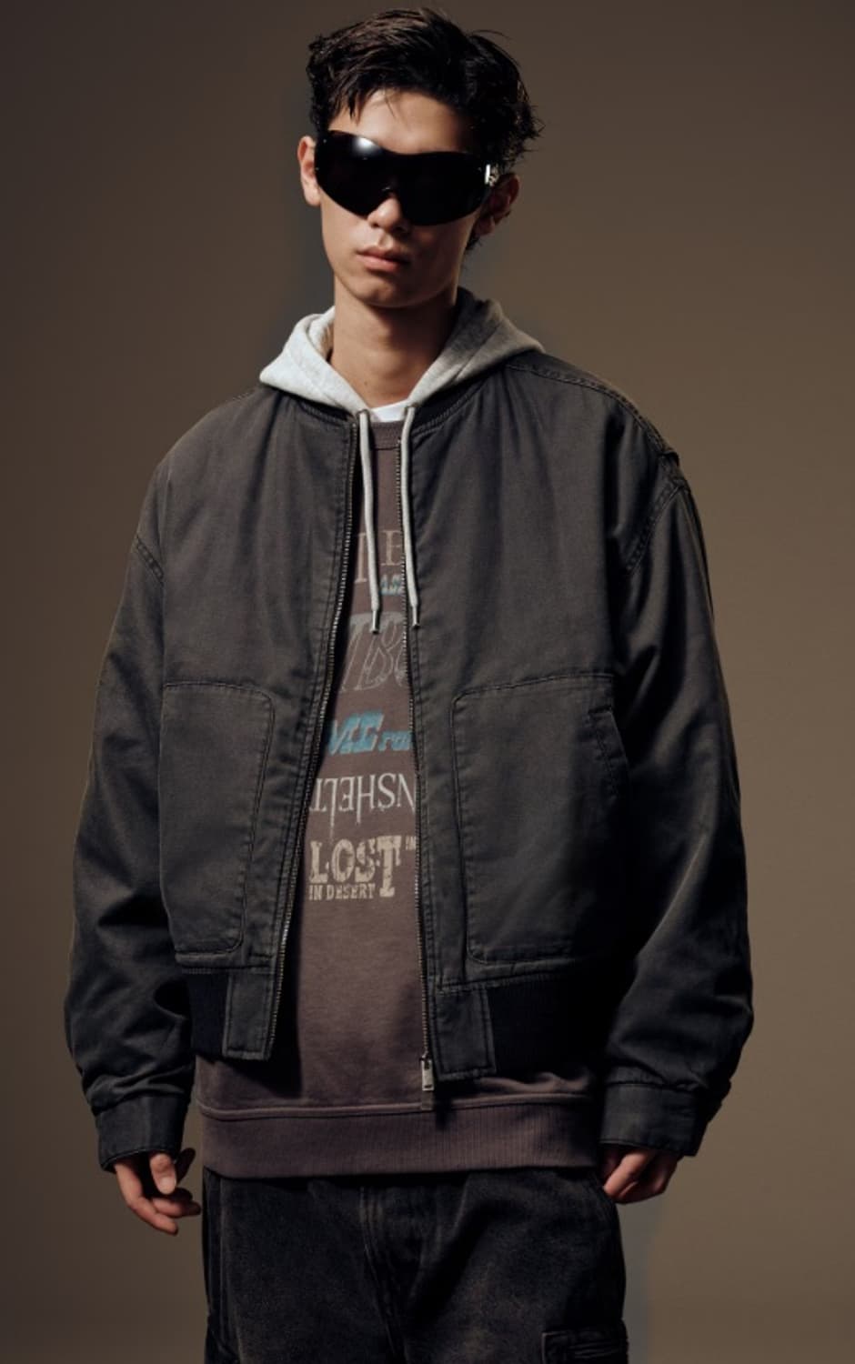 H&M 봄버 재킷 루즈핏 M사이즈 상품이미지1