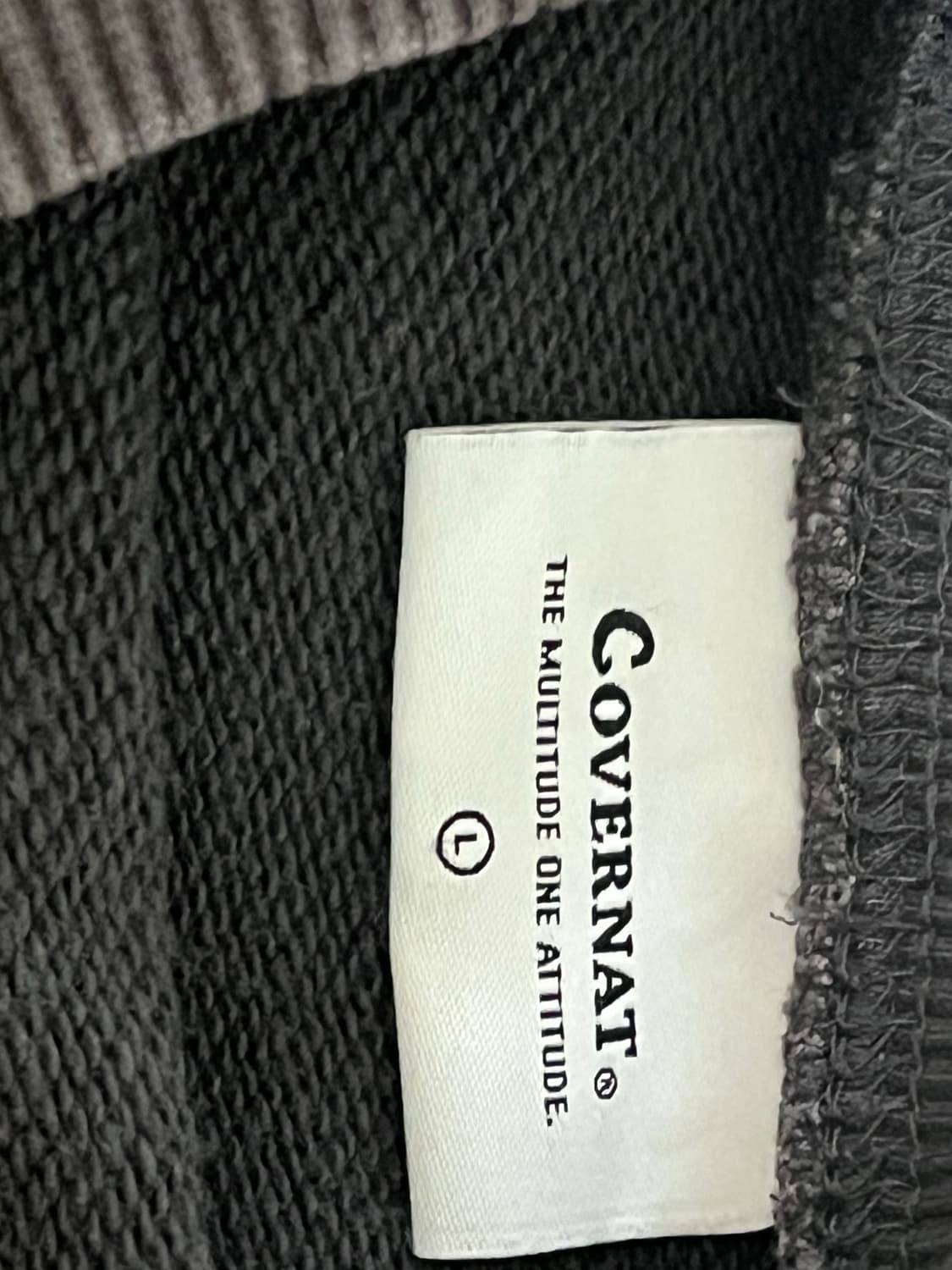 커버낫 차콜 맨투맨 상품이미지2